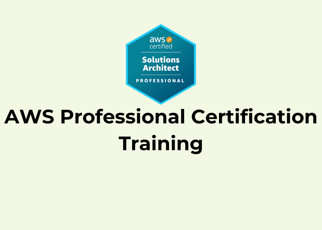 AWS Professional Certification Training